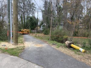 Estes Drive - RIdgefield Drive trail closure