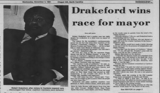 The daily Tar Heel. [Chapel Hill, N.C.], Nov. 4, 1981. 