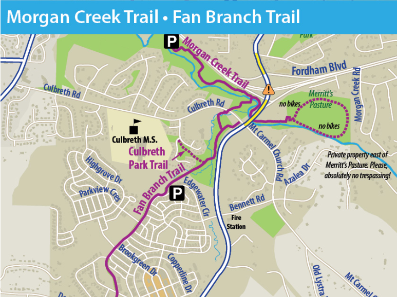Map of Fan Branch Trail