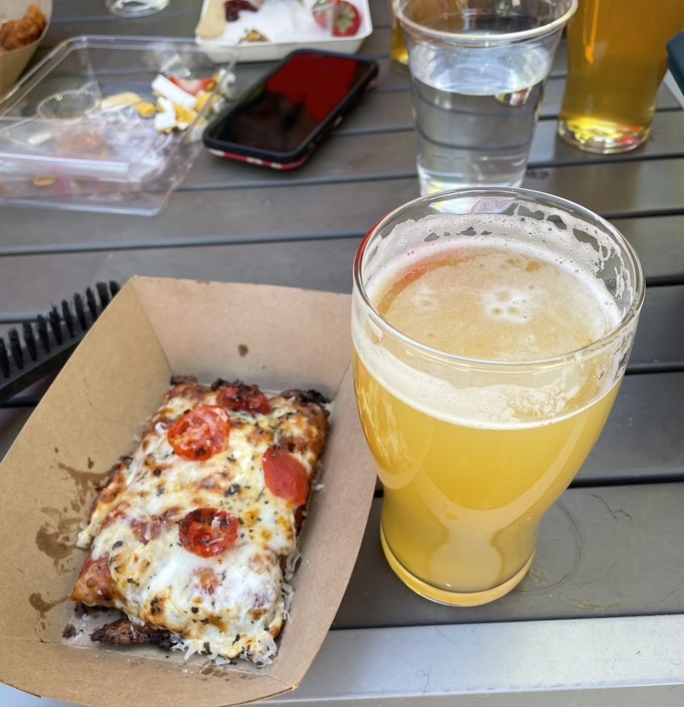 Post event drinks and snacks at the BoxYard with Fullsteam