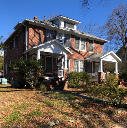 A quadplex on McCauley Street