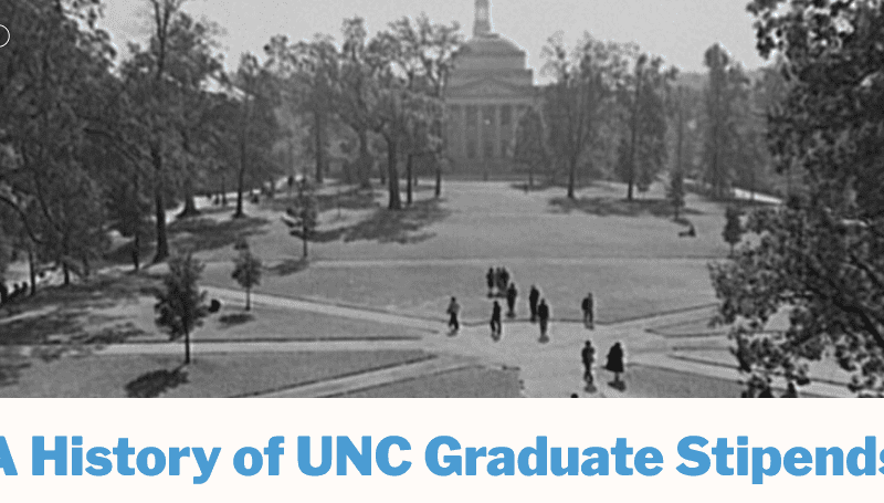PhD students typically remain at UNC between four and nine years. During this time, most experience stipend advocacy, as adjustments consistently lag behind inflation increases.