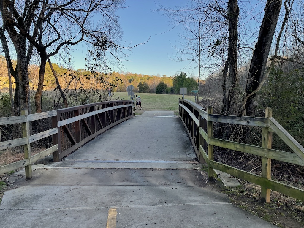 The Morgan Creek entrance into Merrit's Pasture 