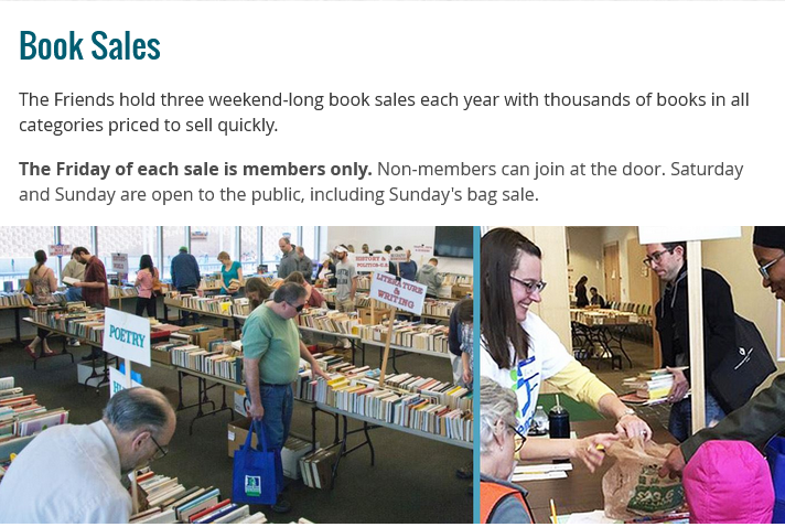 Friends of the Chapel Hill Public Library book sale