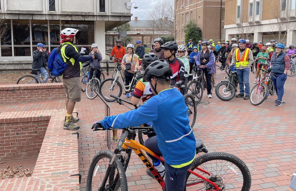 bike-ride-through-unc-campus