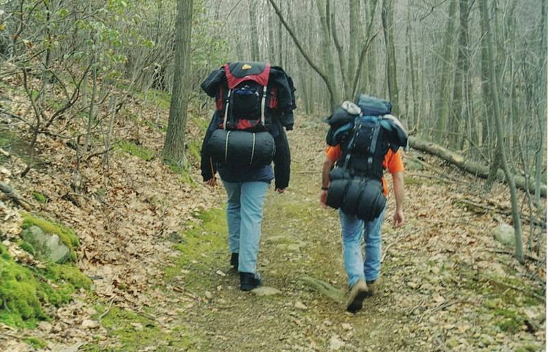 hikers with packs