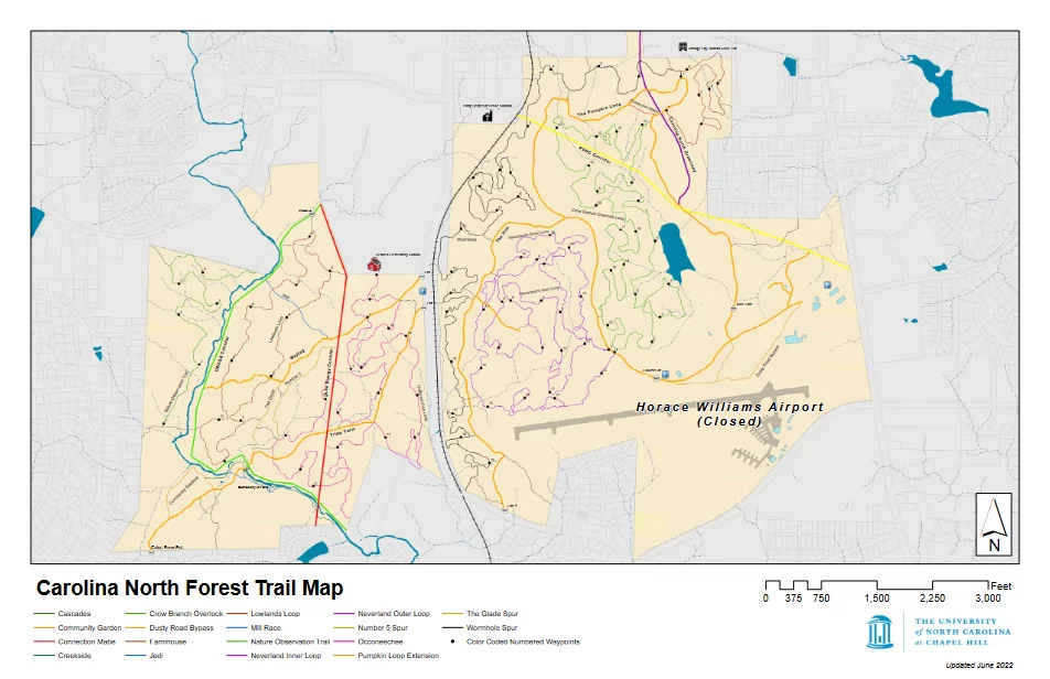 Year of the Trail Hiking and Biking at Carolina North Forest