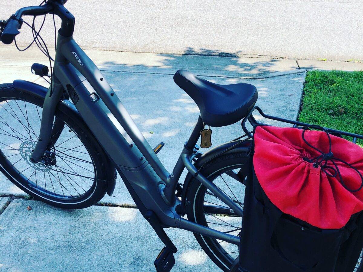 Photograph of an electric-assist bike