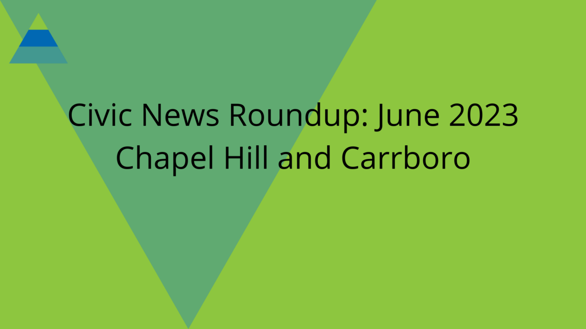 Civic News Roundup June