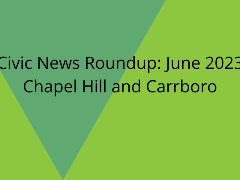Civic News Roundup June