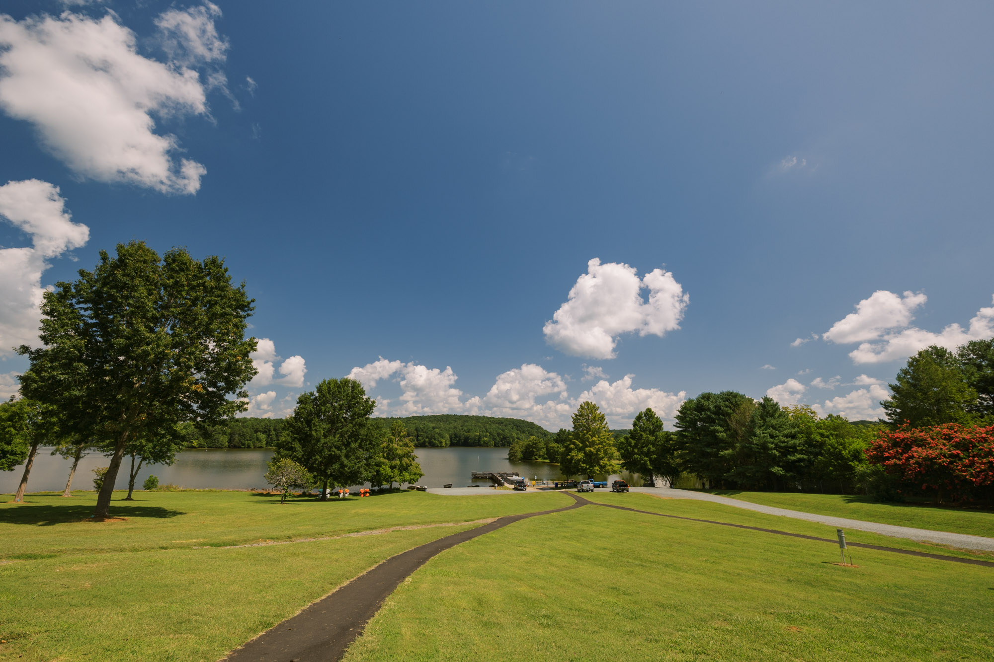 A beautiful morning at the Cane Creek Reservoir