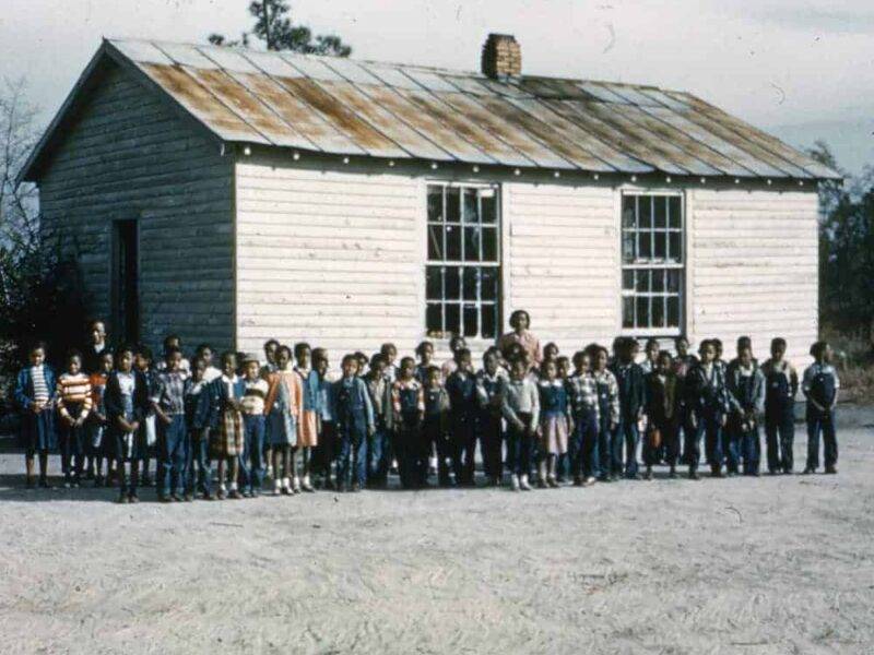 Duplin County school house, 1949-1950. Courtesy of State Archives of North Carolina.