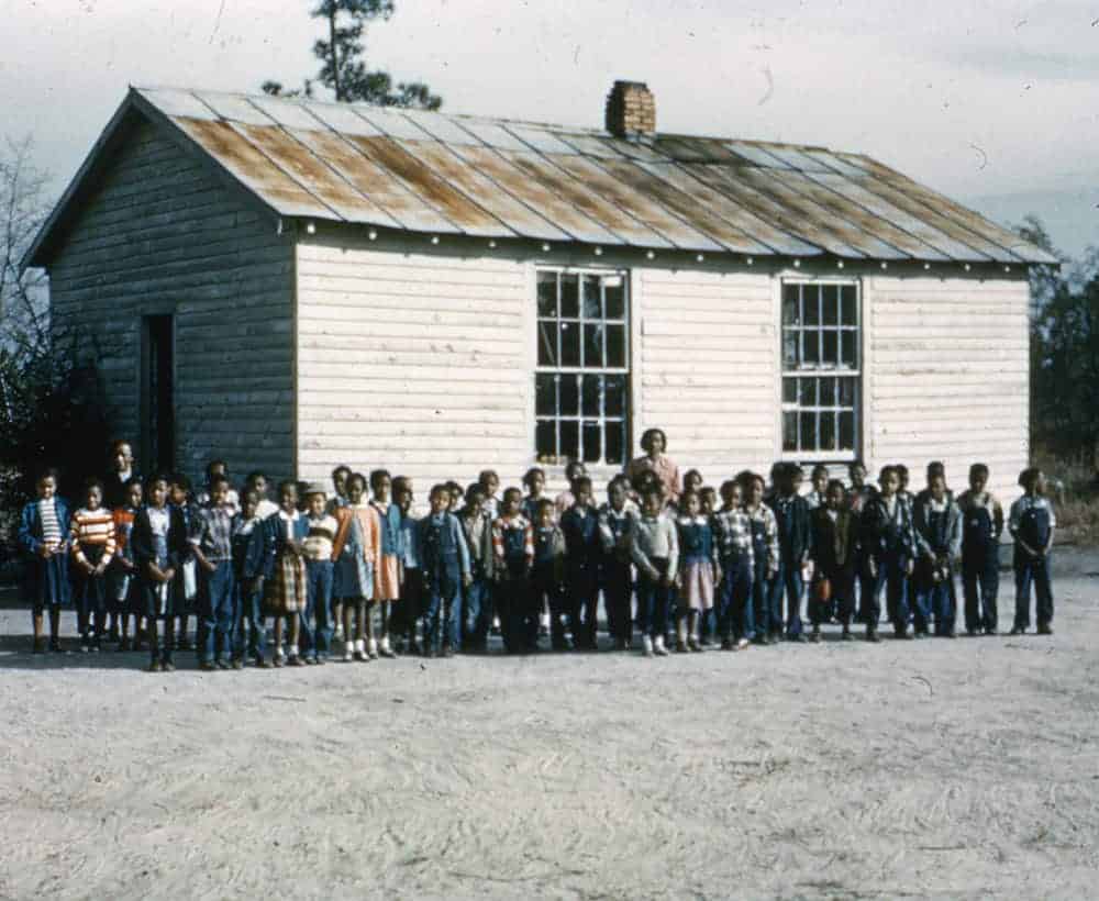 Duplin County school house, 1949-1950. Courtesy of State Archives of North Carolina.