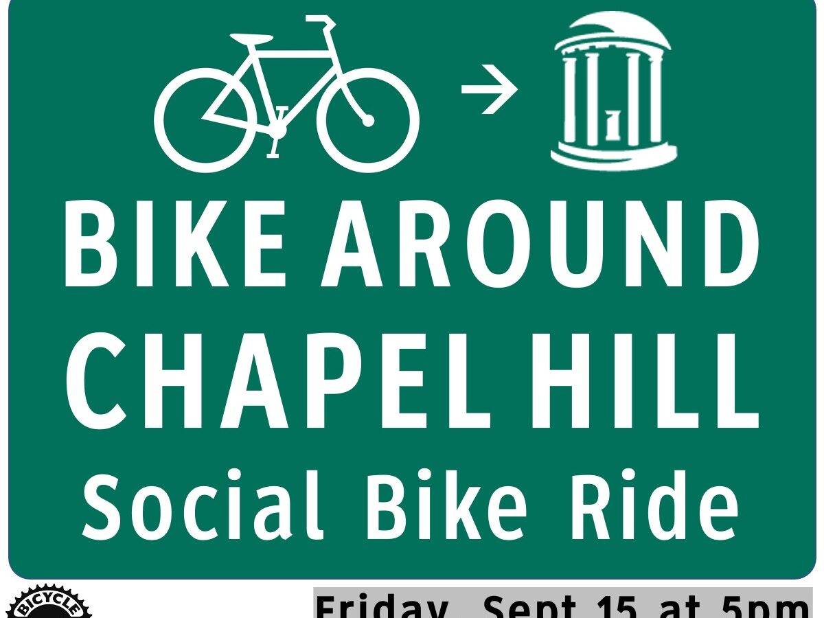 Learn to ride your bike around UNC and Chapel Hill this Friday!