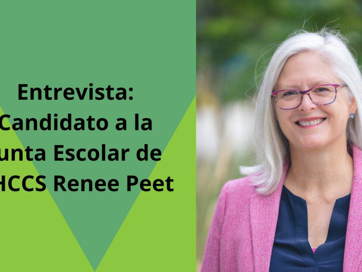 Entrevista: Candidato a la Junta Escolar de CHCCS Renee Peet