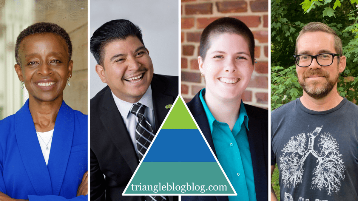 Triangle Blog Blog endorsements: Carrboro 2023 – Foushee, Posada, Fray, and Merrill