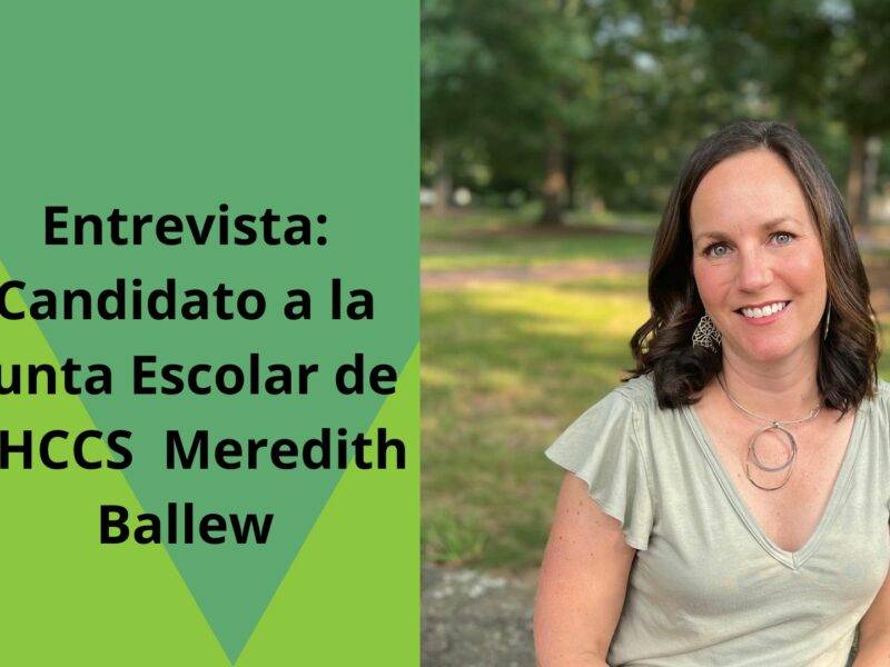 Entrevista: Candidato a la Junta Escolar de CHCCS Meredith Ballew