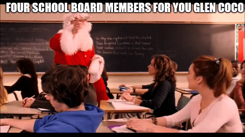 four school board members for you glen coco