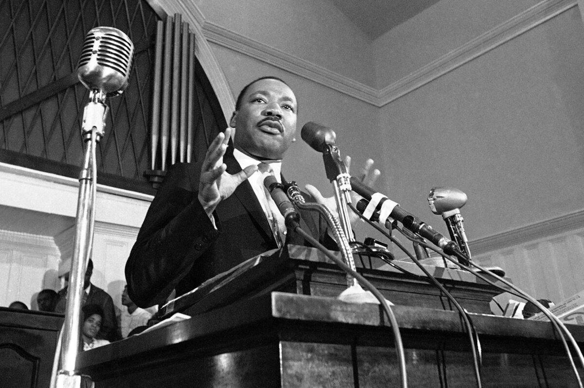 Martin Luther King Jr. Speaking in Atlanta