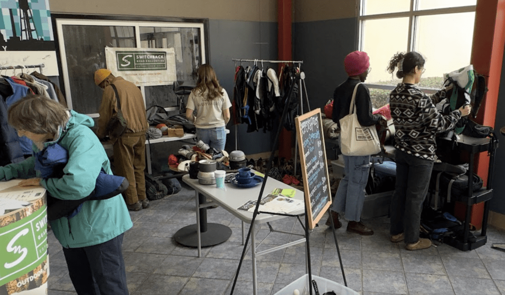 Switchback Gear Collective pop up event