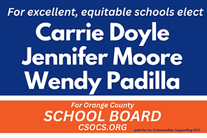 Orange County School Board’s clear difference between candidates