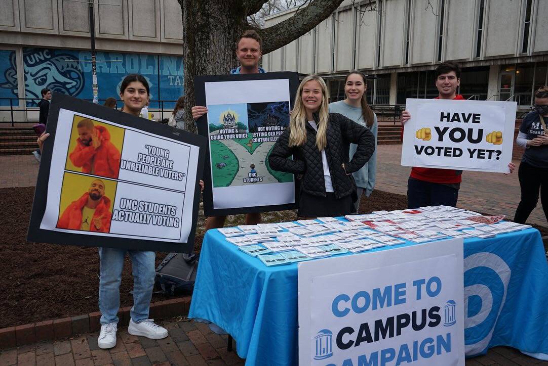 Meeting students where they are: the UNC Young Democrats’ Come to Campus Campaign