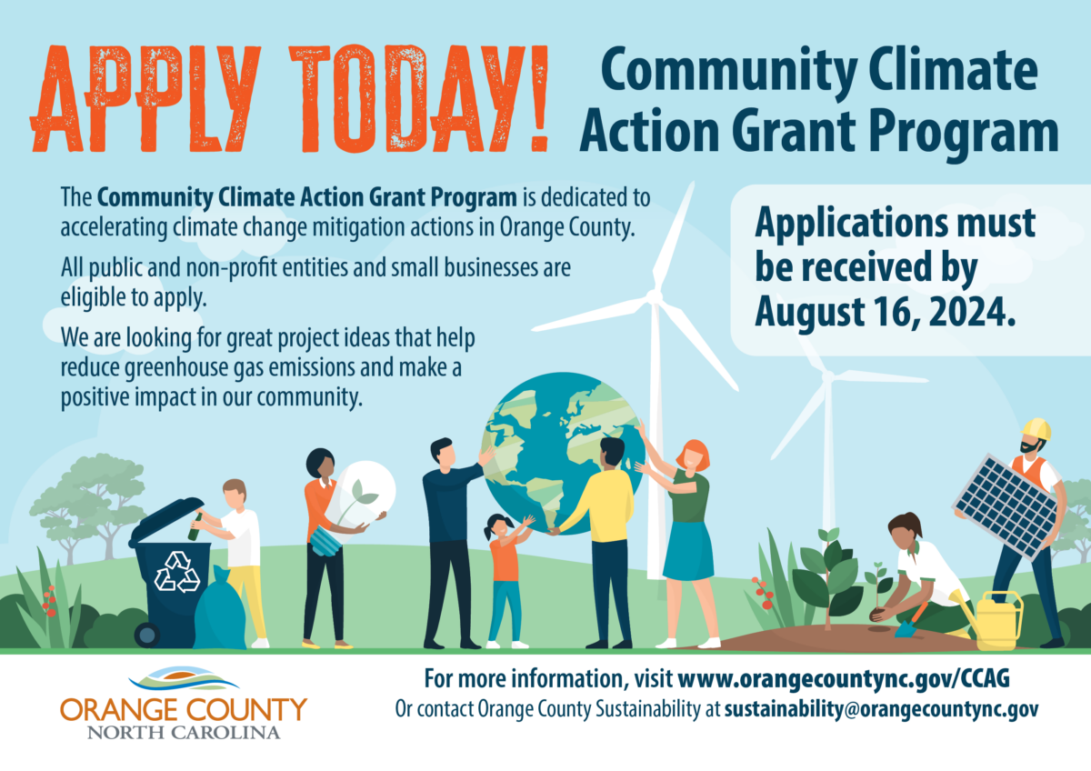 Apply for a Community Climate Action Grant from Orange County
