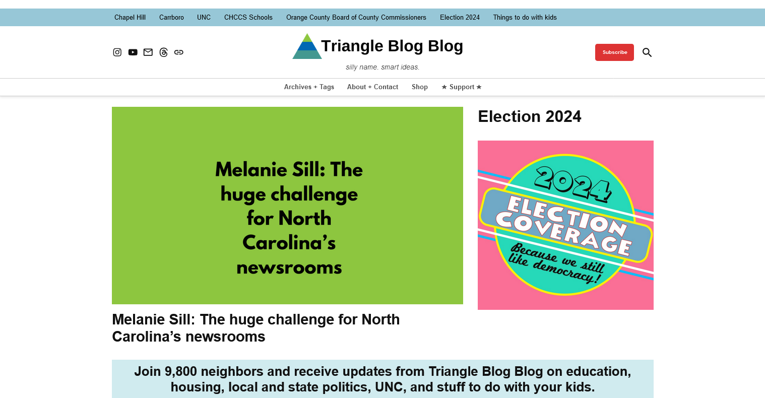 Yes! Orange County voters approved the school bond and Chapel Hill's