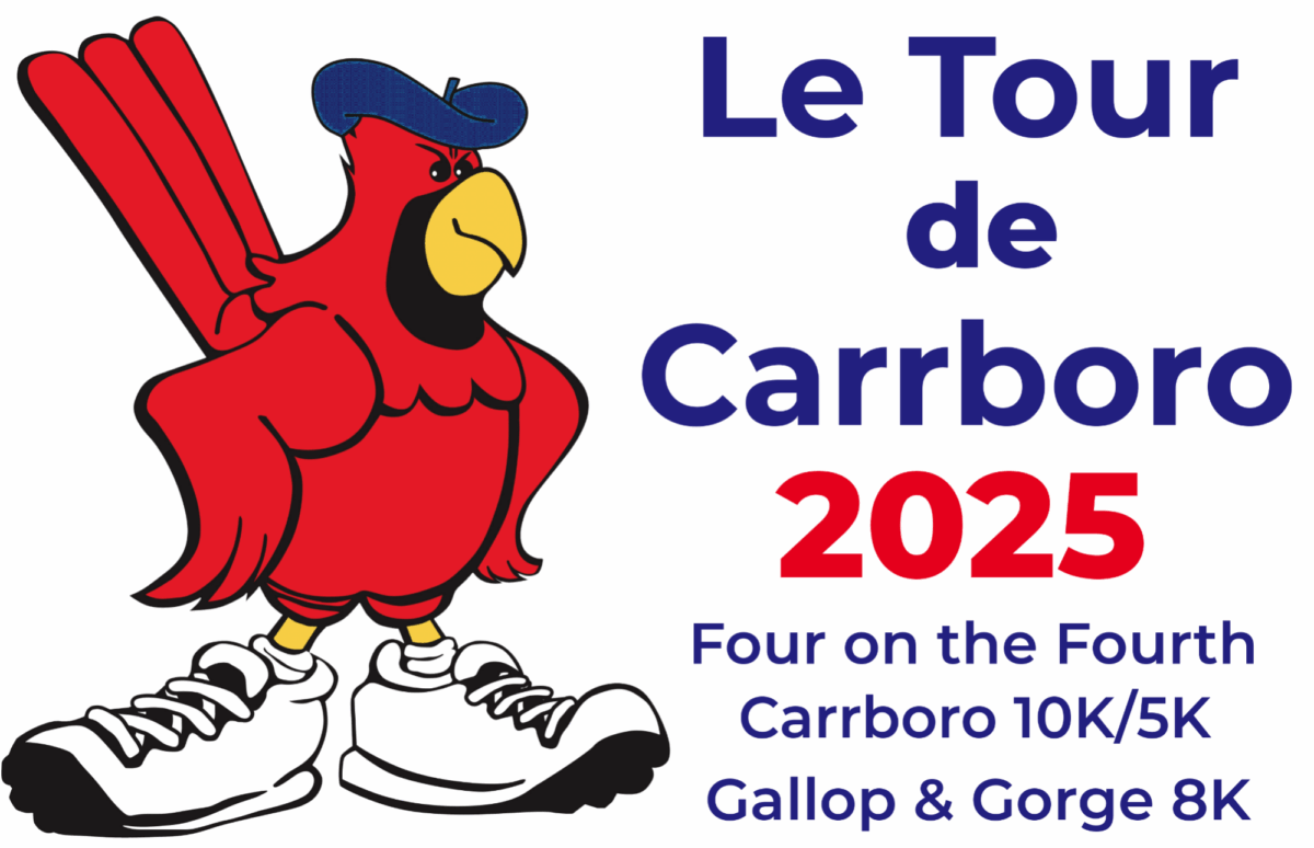 Flyer for the Le Tour de Carrboro , a three races series that has been operating for over 20 years