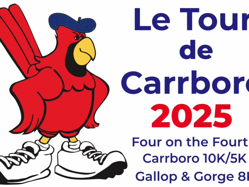 Flyer for the Le Tour de Carrboro , a three races series that has been operating for over 20 years