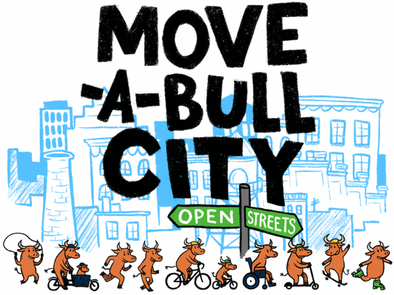 Map of Move-A-Bull City Open Streets