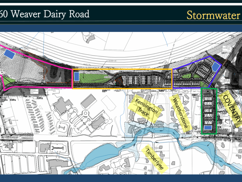 a map of 860 Weaver Dairy