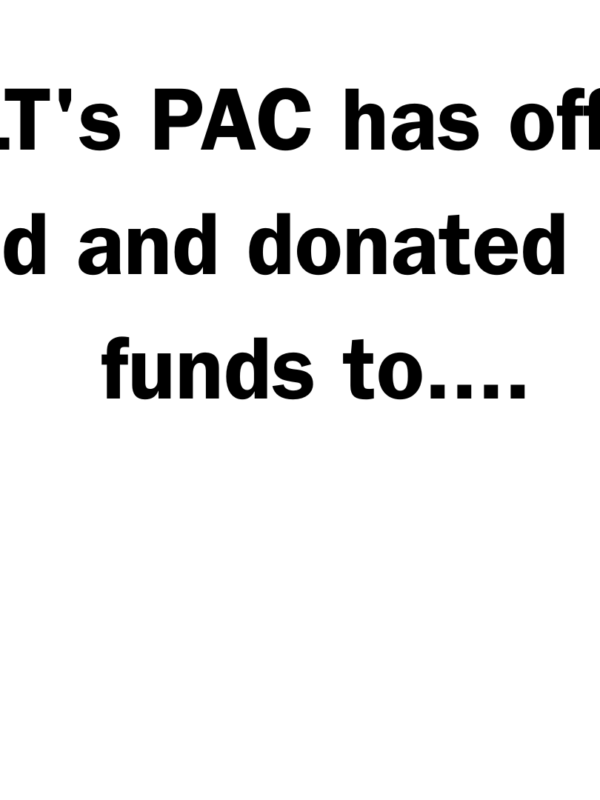 CHALT’s PAC has officially disbanded and donated its $ to…