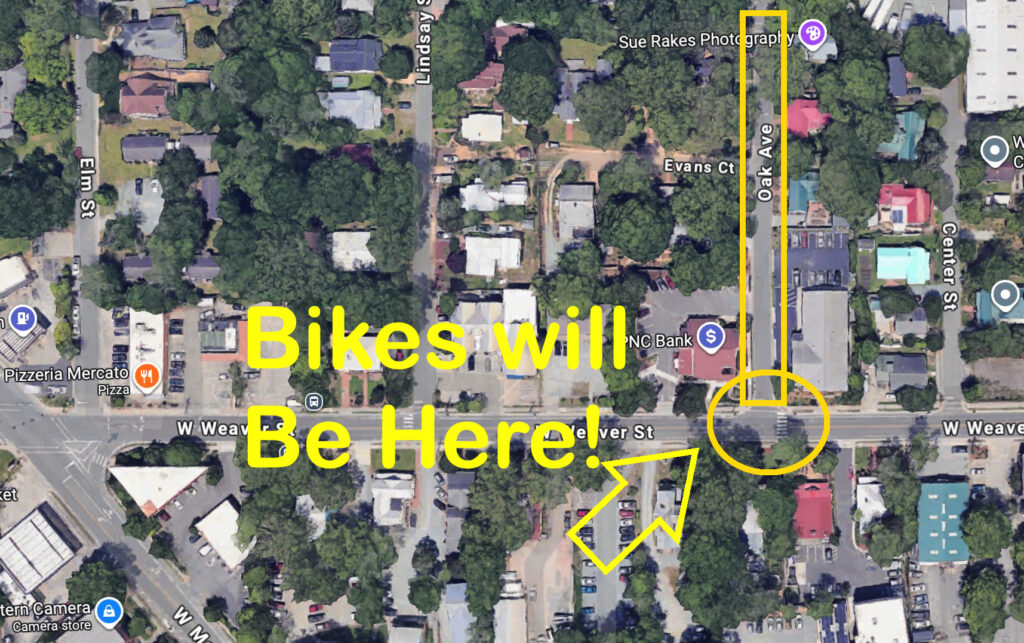 Map of West Weaver st