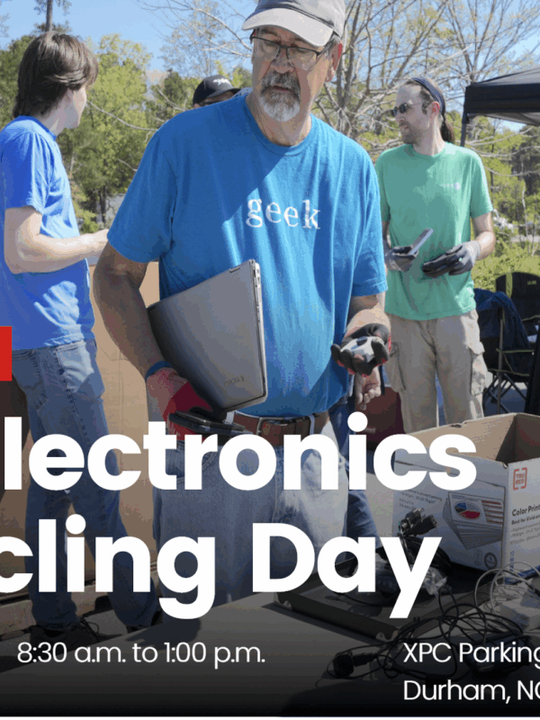 RTP Electronics Recycling Drive Next Thursday