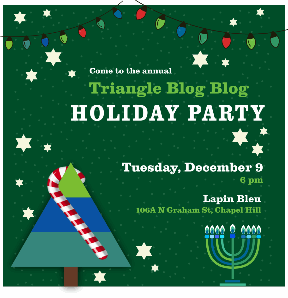 Come to our Holiday Party Party!