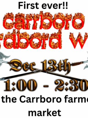 Interview: The leader of the Carrboro Cardboard Wars