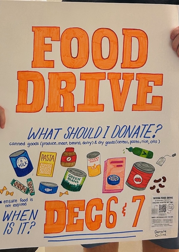 NC School of Science and Math holding a food drive this weekend