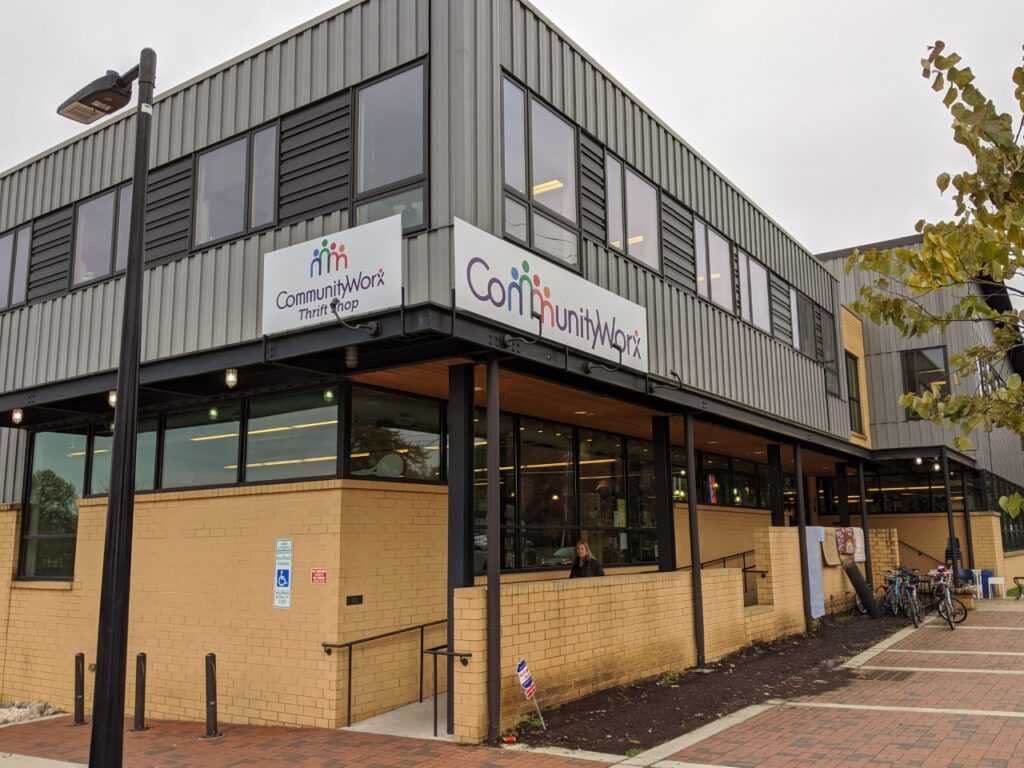 Photo of the Community Worx Building in Carrboro
