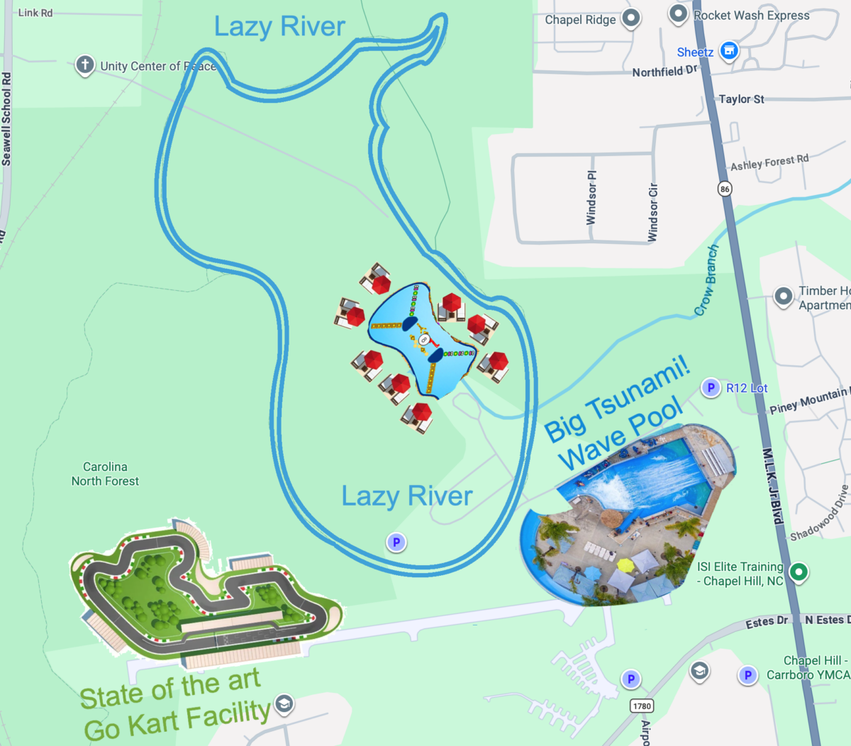 UNC Dumps Plans for Dean Dome in Carolina North for Water Park Complex