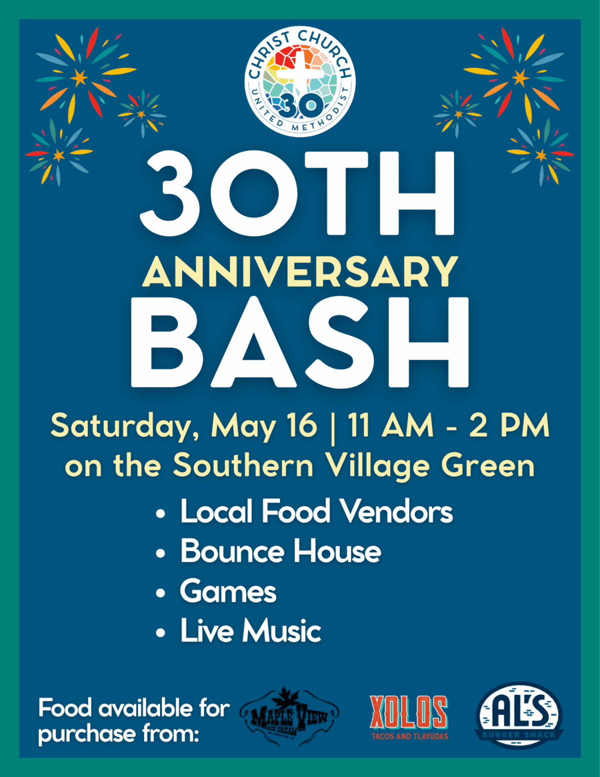 Christ United Methodist Church is celebrating 30 Years