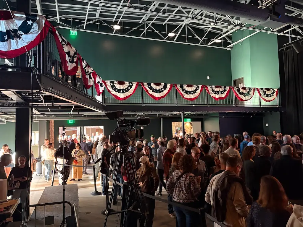 Cooper GOTV event at the Cat's Cradle