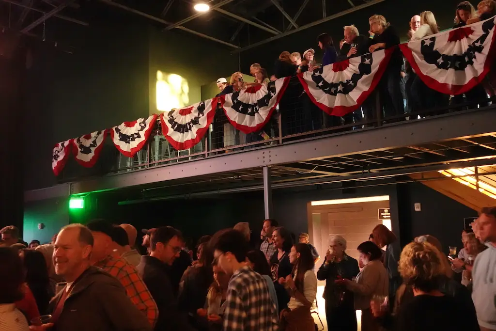Cooper GOTV event at the Cat's Cradle